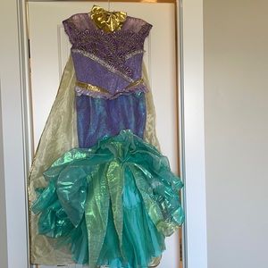 Chasing Fireflies Disney Little Mermaid Costume with garment bag/Wig